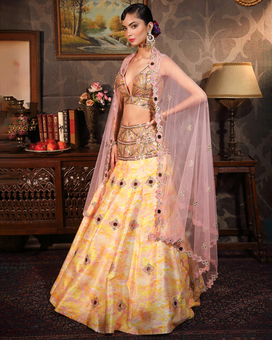 The Topaz Lehenga