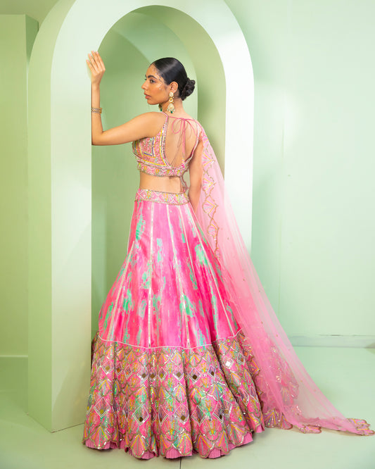 The Neon Pink Lehenga