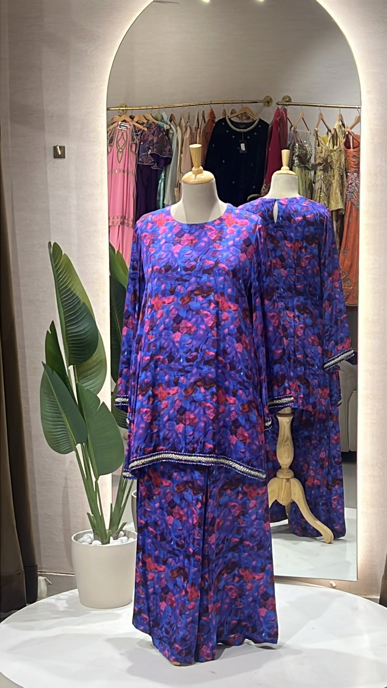 Purple Printed Co-Ord Set