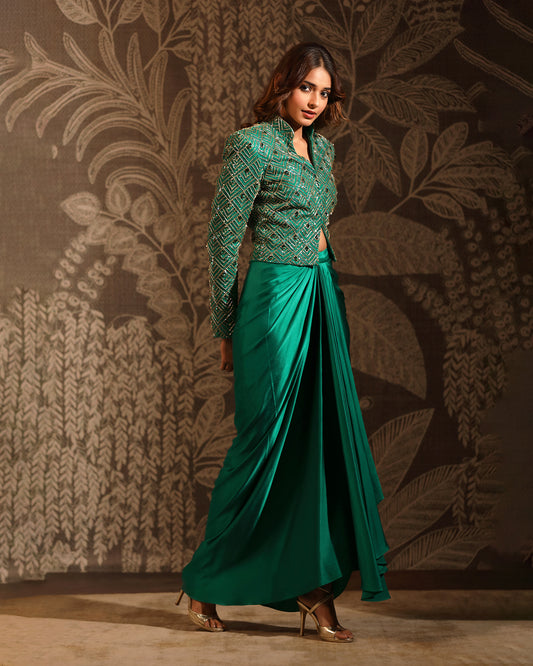 Emerald Blazer Outfit