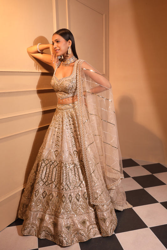 The Golden Lehenga