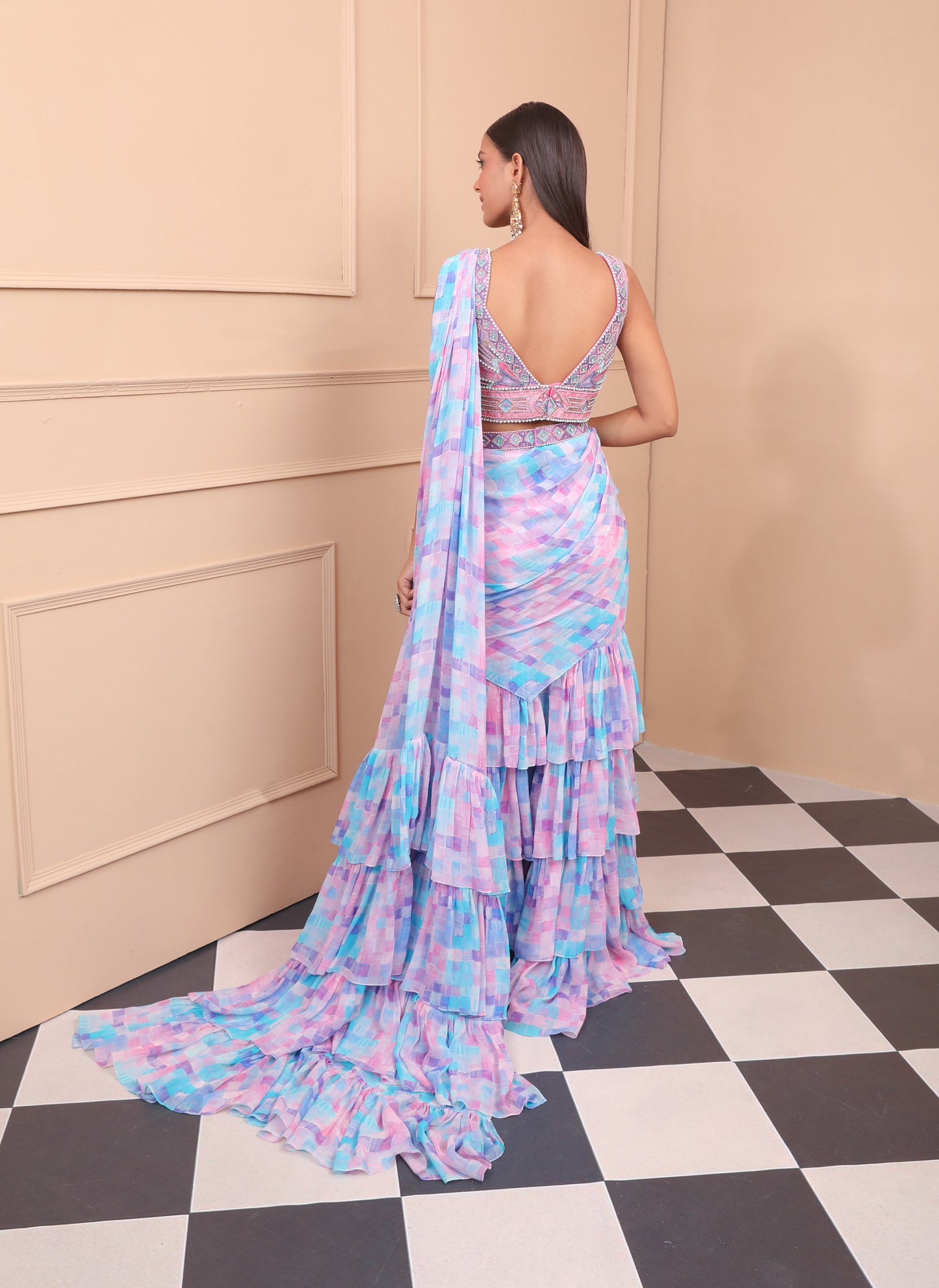The Sharara Saree