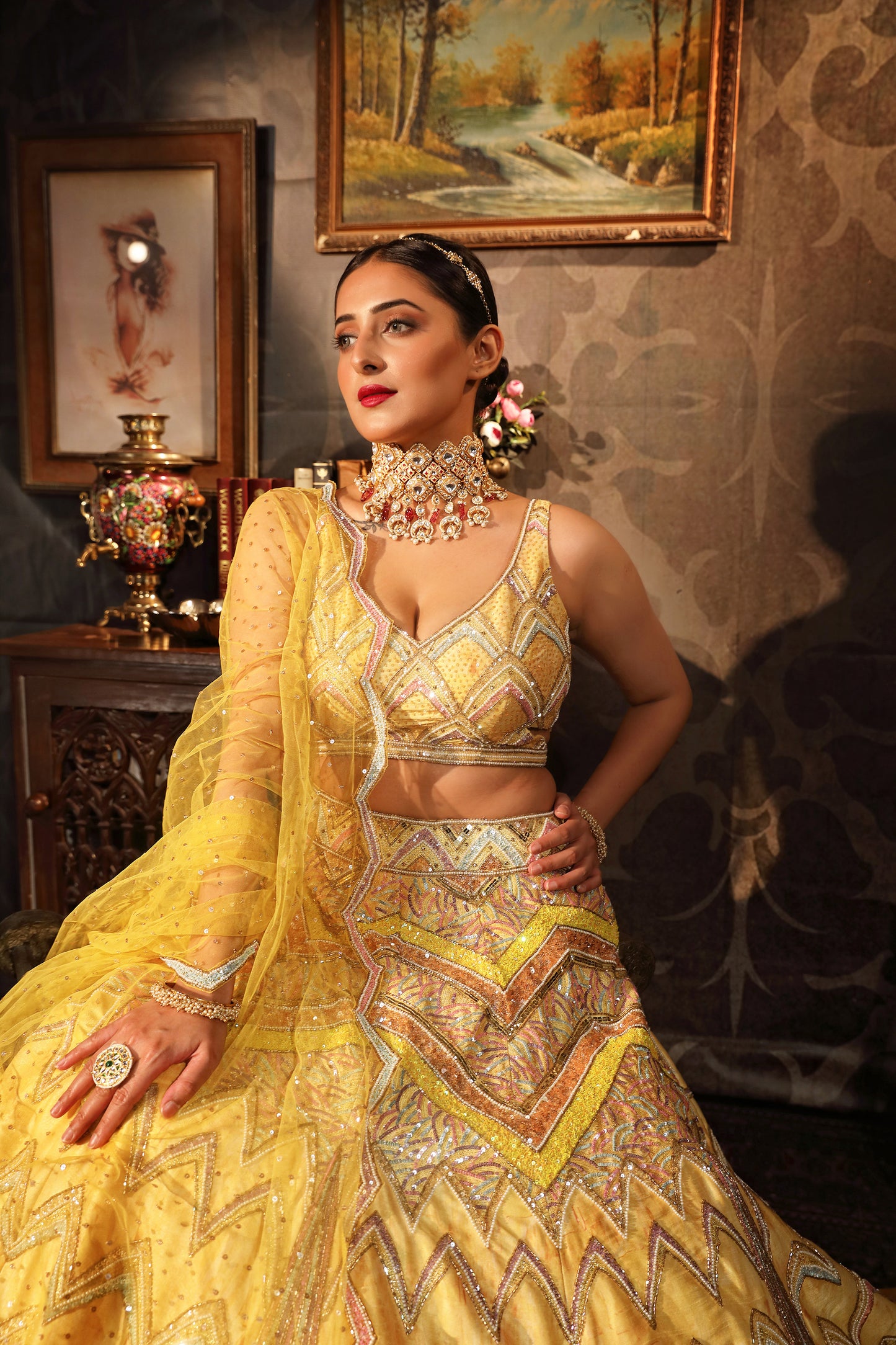 The Marigold Lehenga