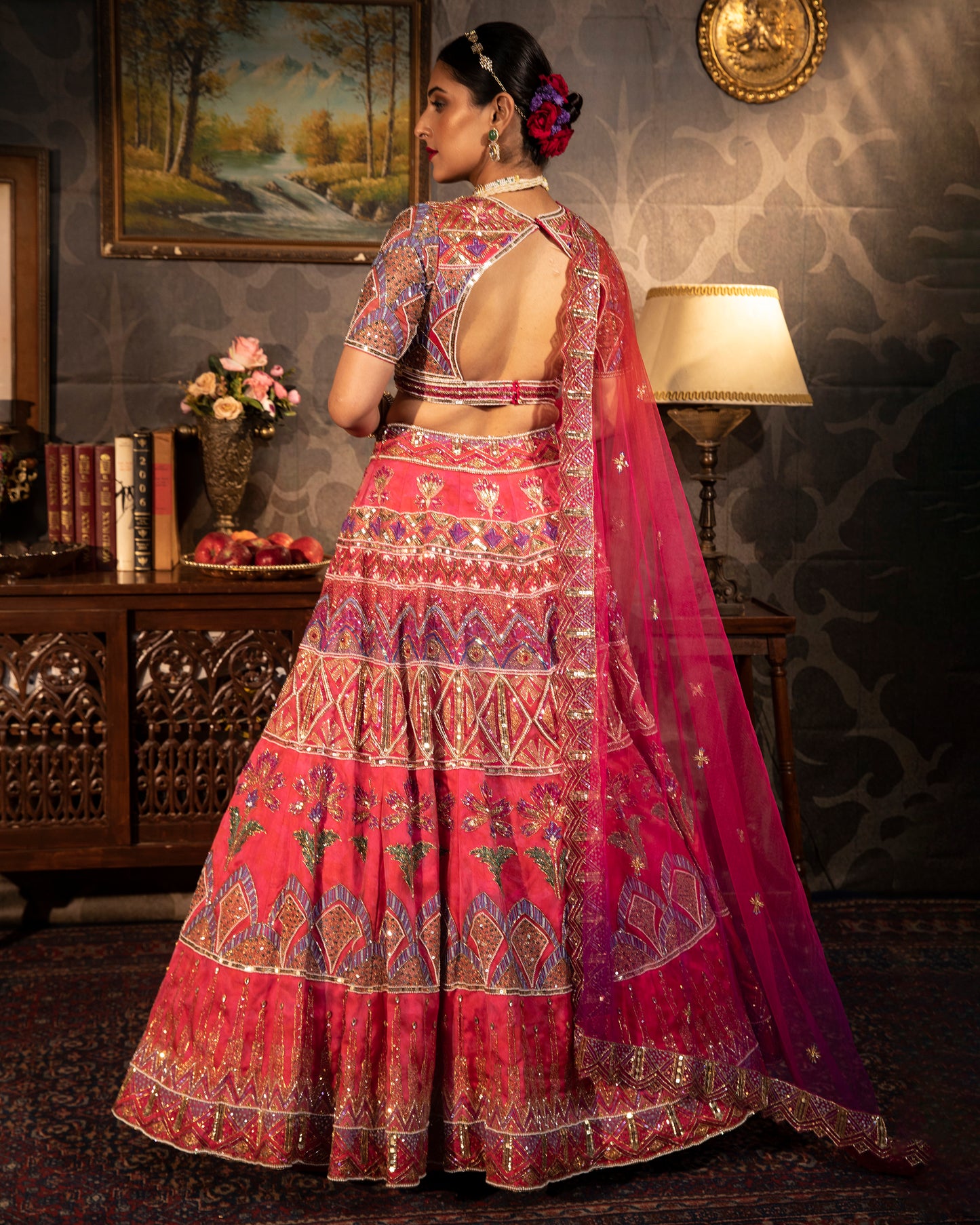 The Roseate Lehenga