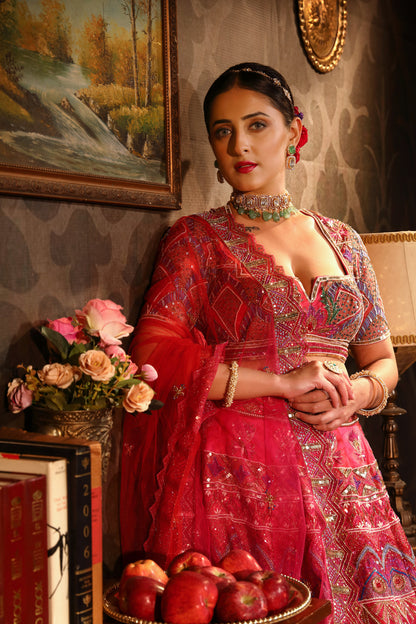 The Roseate Lehenga