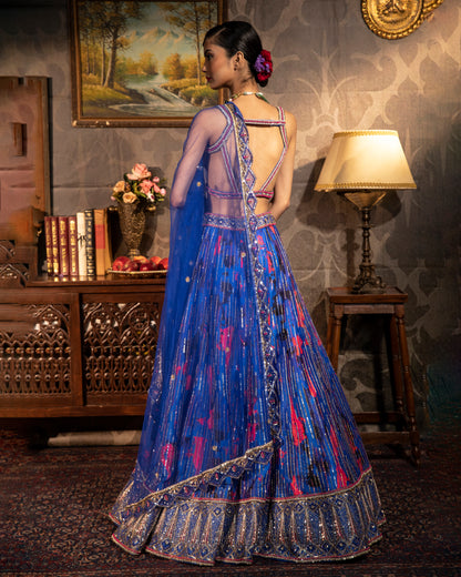 The Sapphire Lehenga
