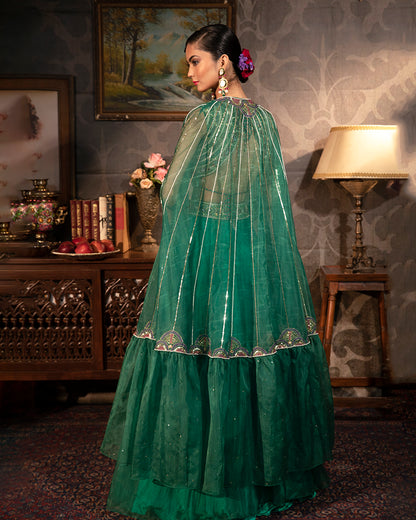 The Emerald Lehenga
