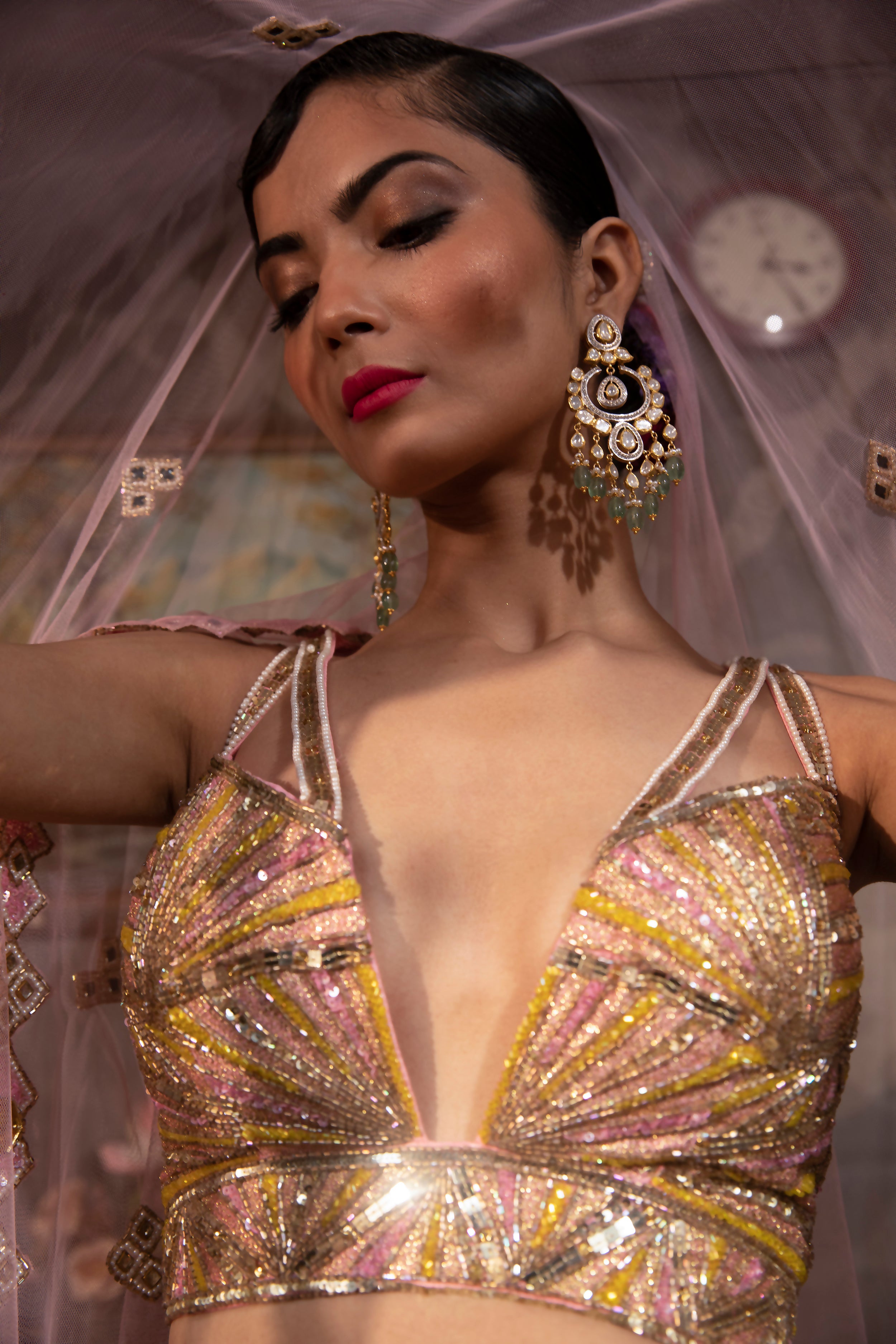 The Topaz Lehenga
