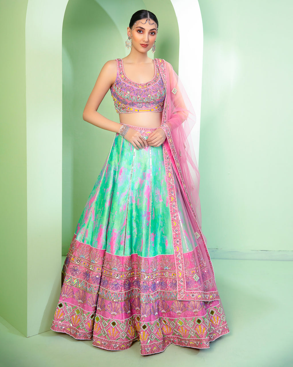 The Neon Lime Lehenga