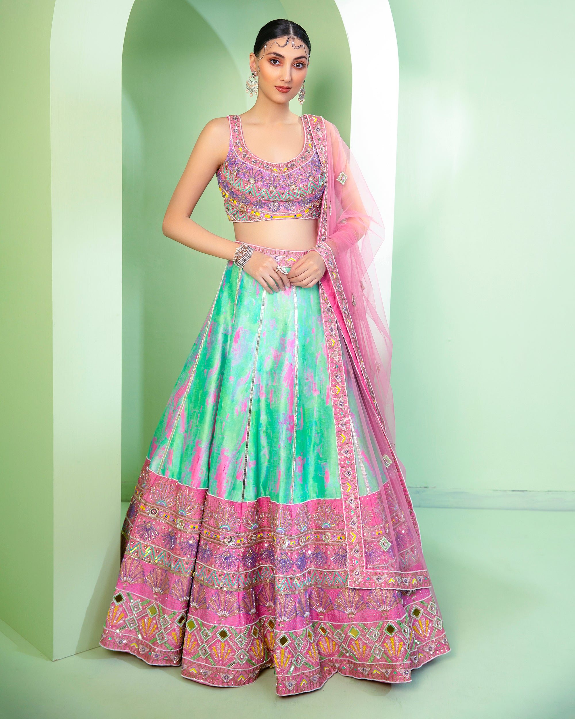 The Neon Lime Lehenga