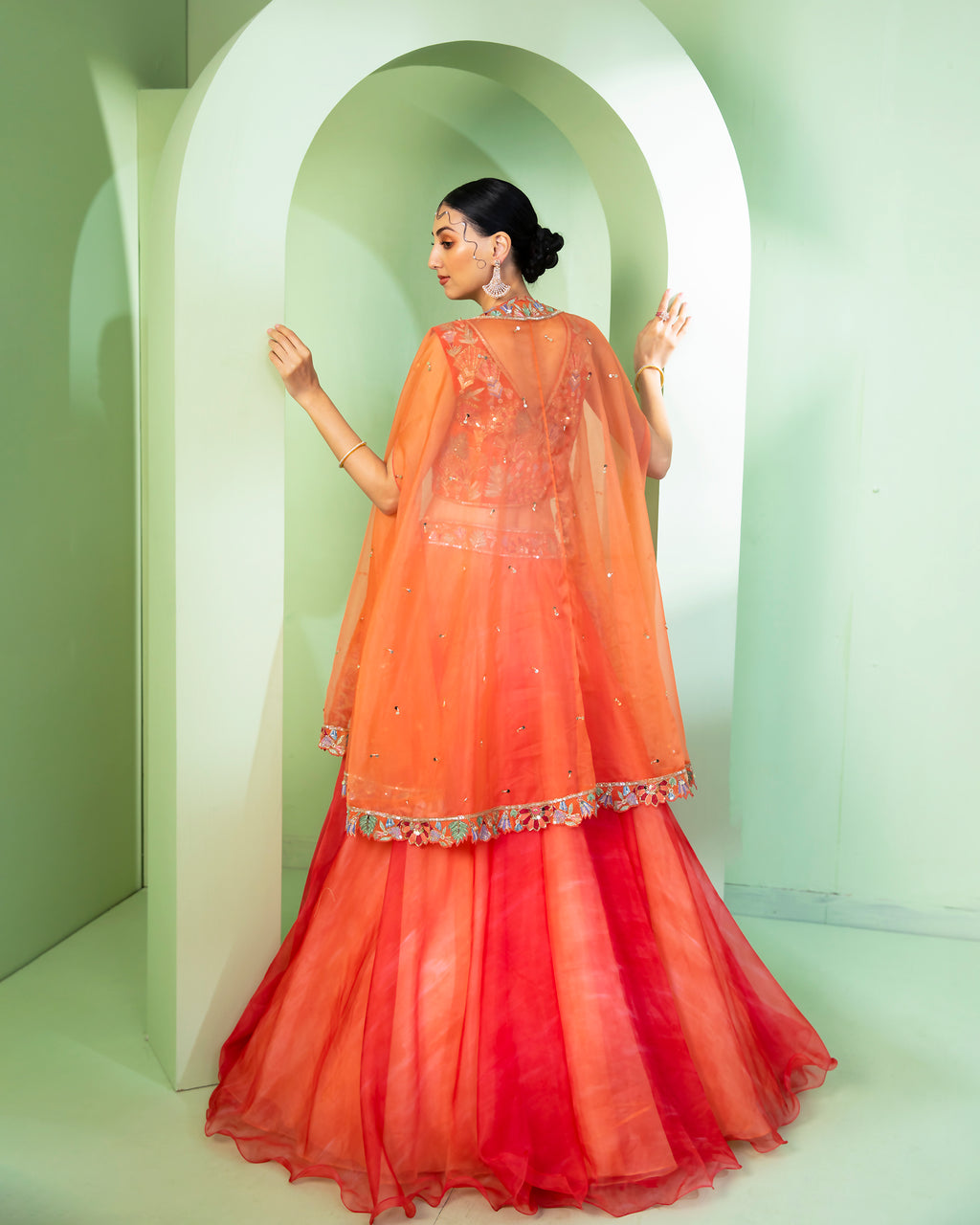 The Coral Cape Set