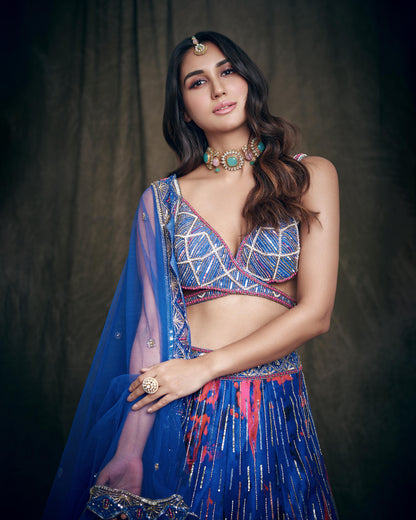The Sapphire Lehenga