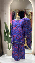 Purple Printed Co-Ord Set