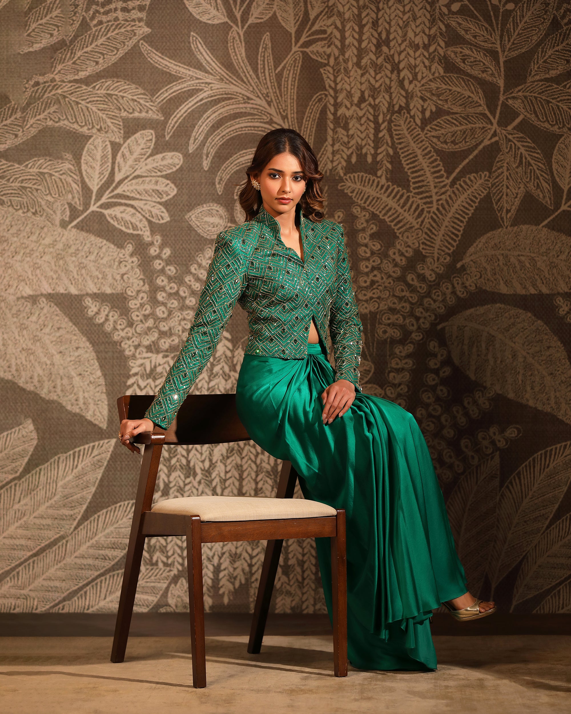 Emerald Blazer Outfit