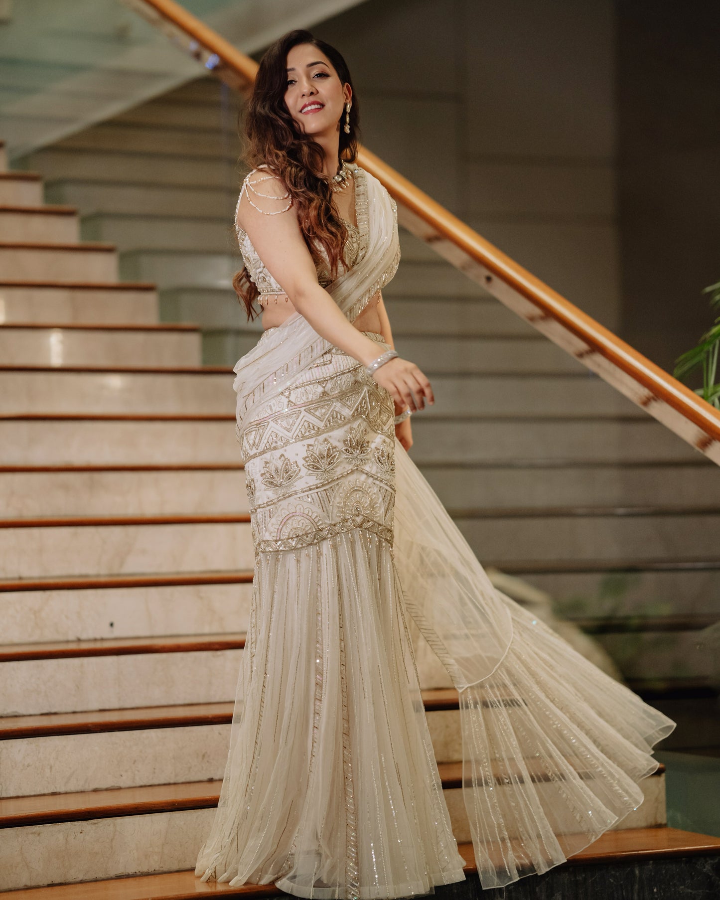 The Ivory Saree