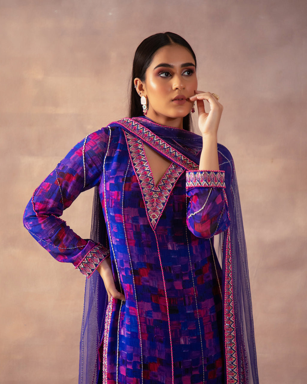 The Violet Suit Set