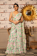 Neon Days Sharara Saree