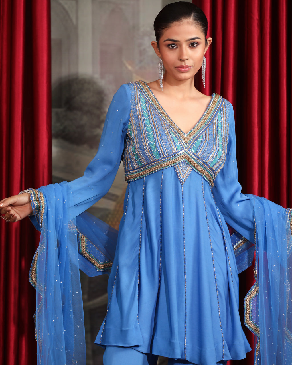 BLUE KURTA