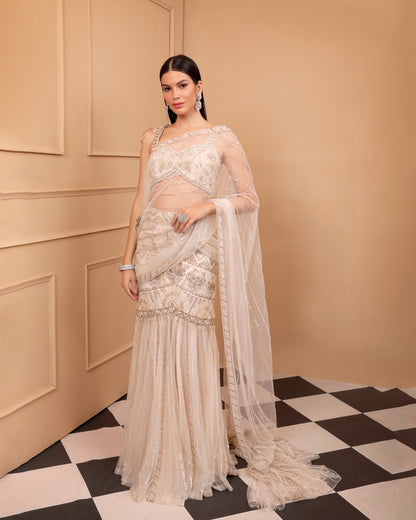 The Ivory Saree