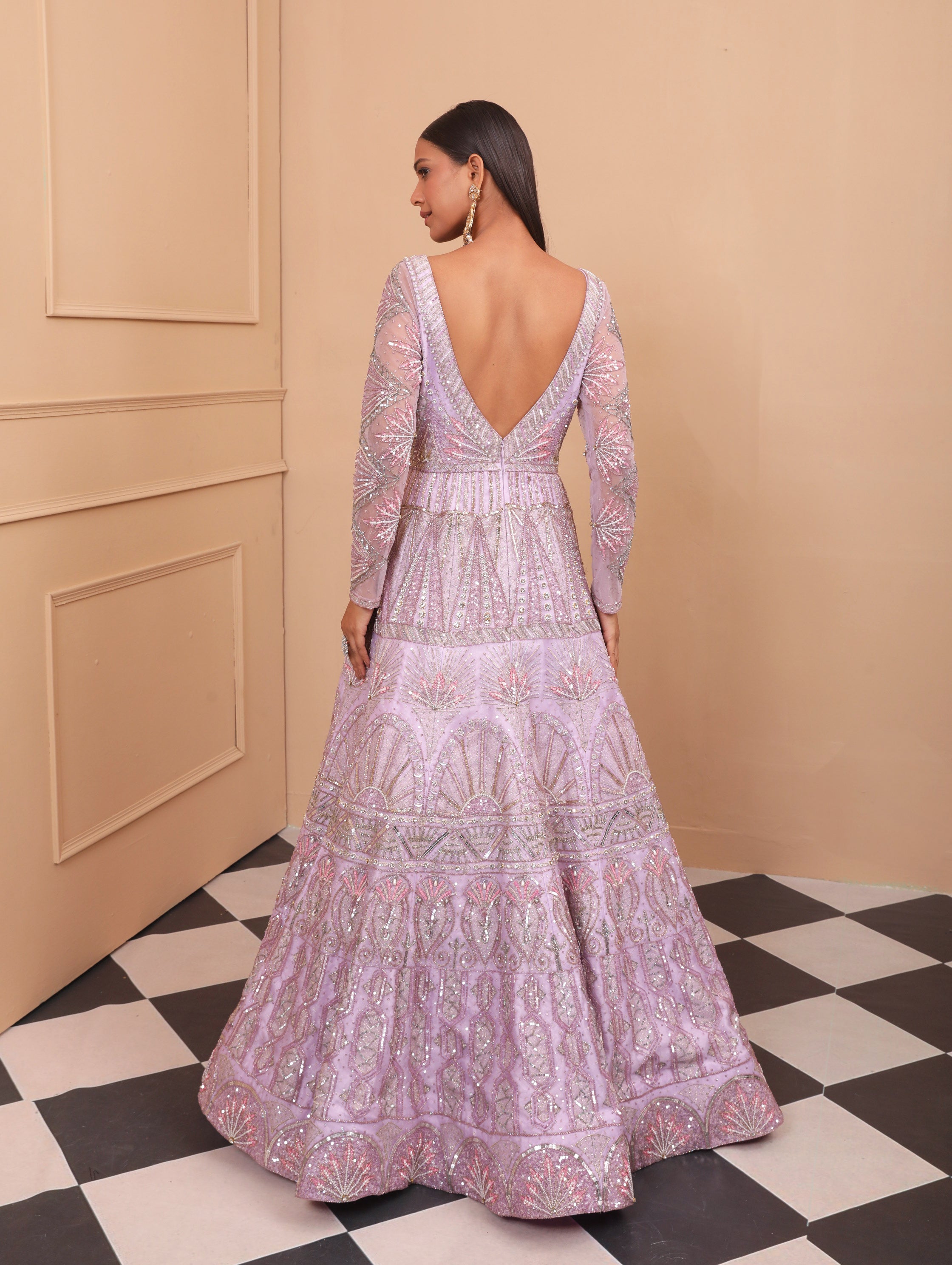 The Lilac Anarkali