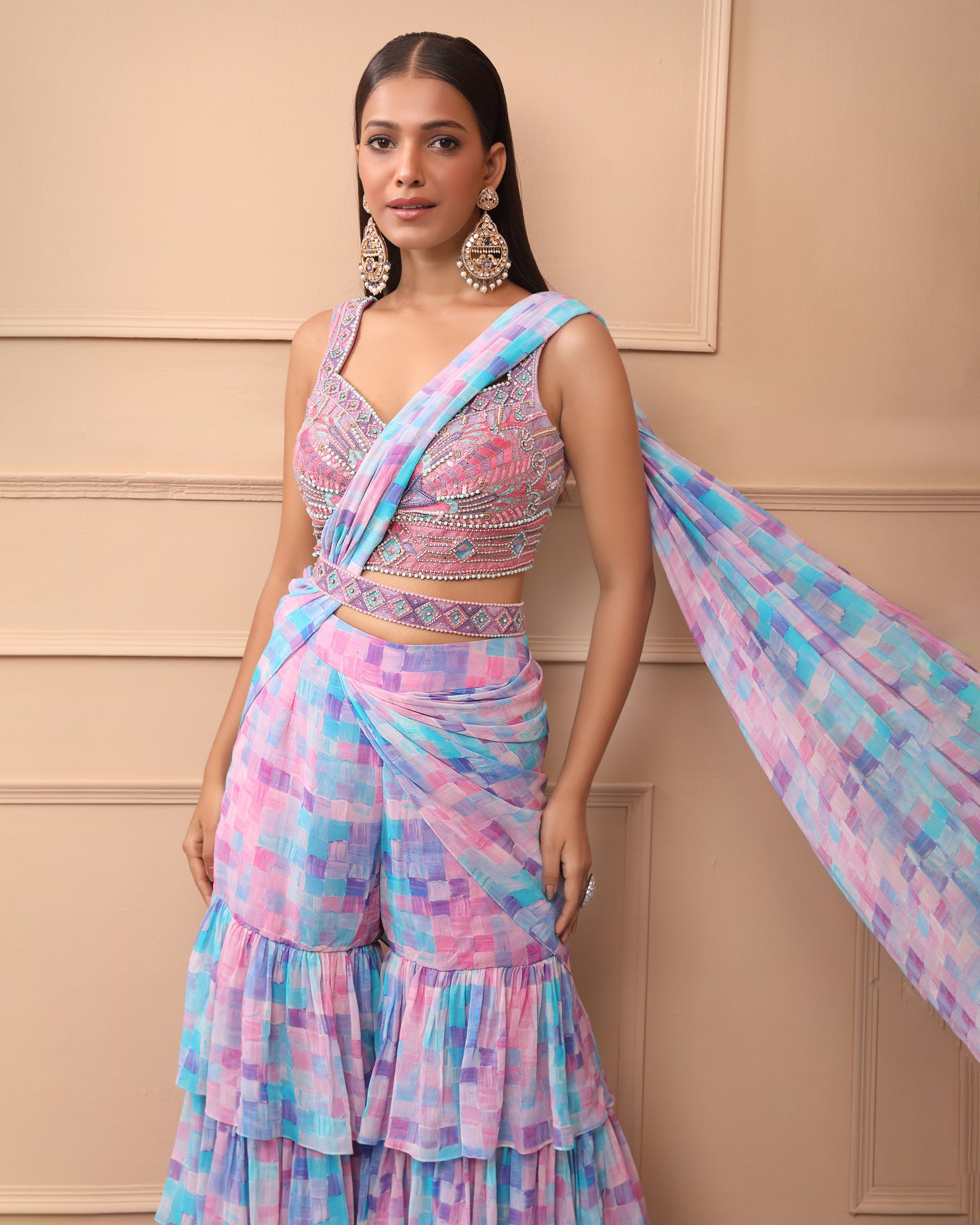 The Sharara Saree