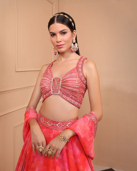 The Coralista Lehenga