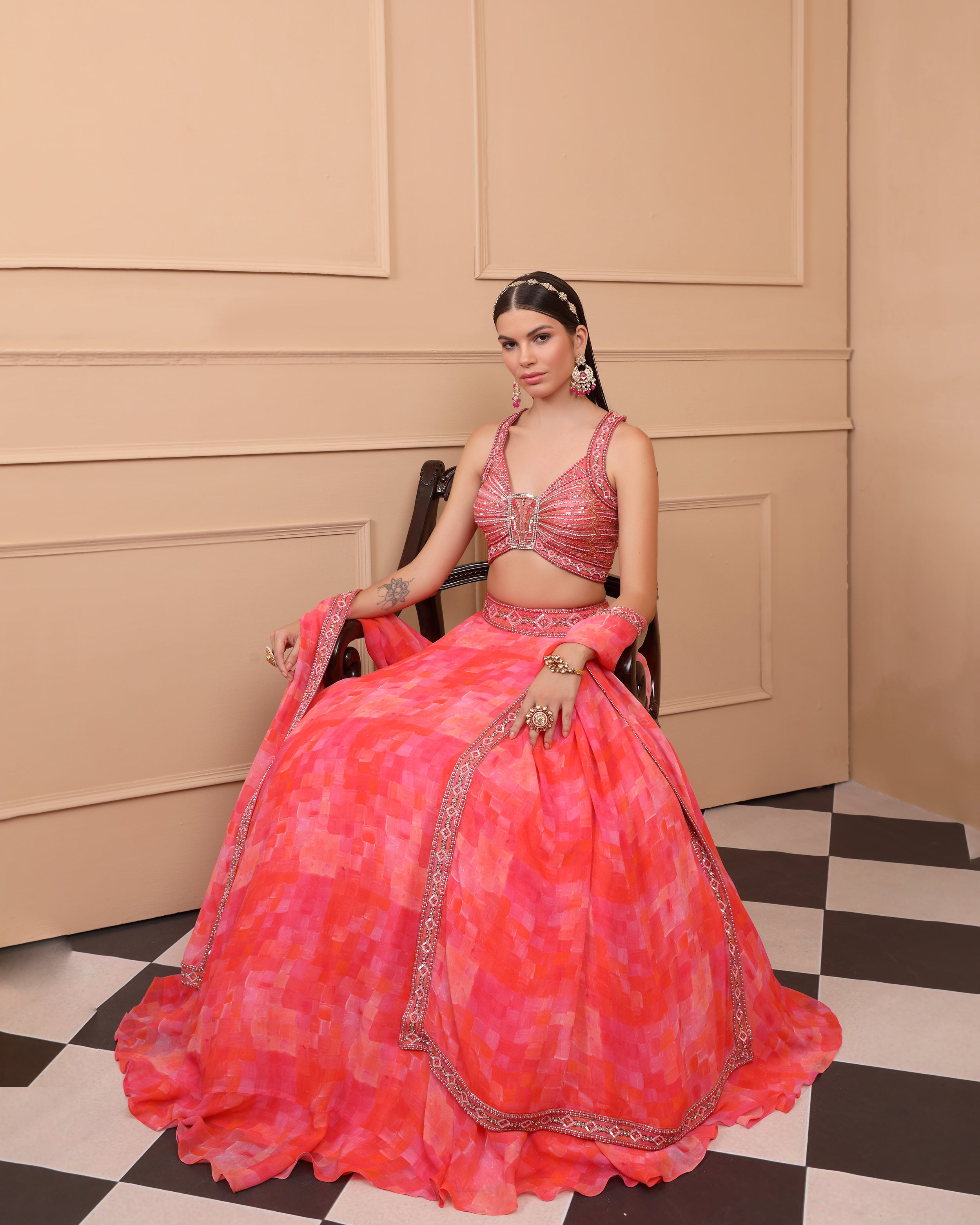 The Coralista Lehenga