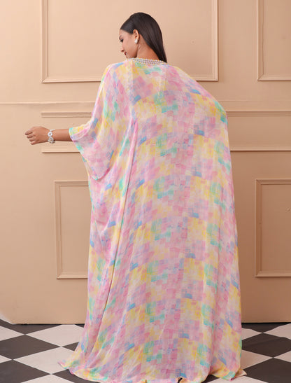 The Pastel Days Cape & Pants Set