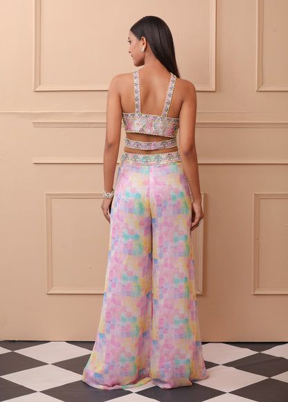 The Pastel Days Cape & Pants Set