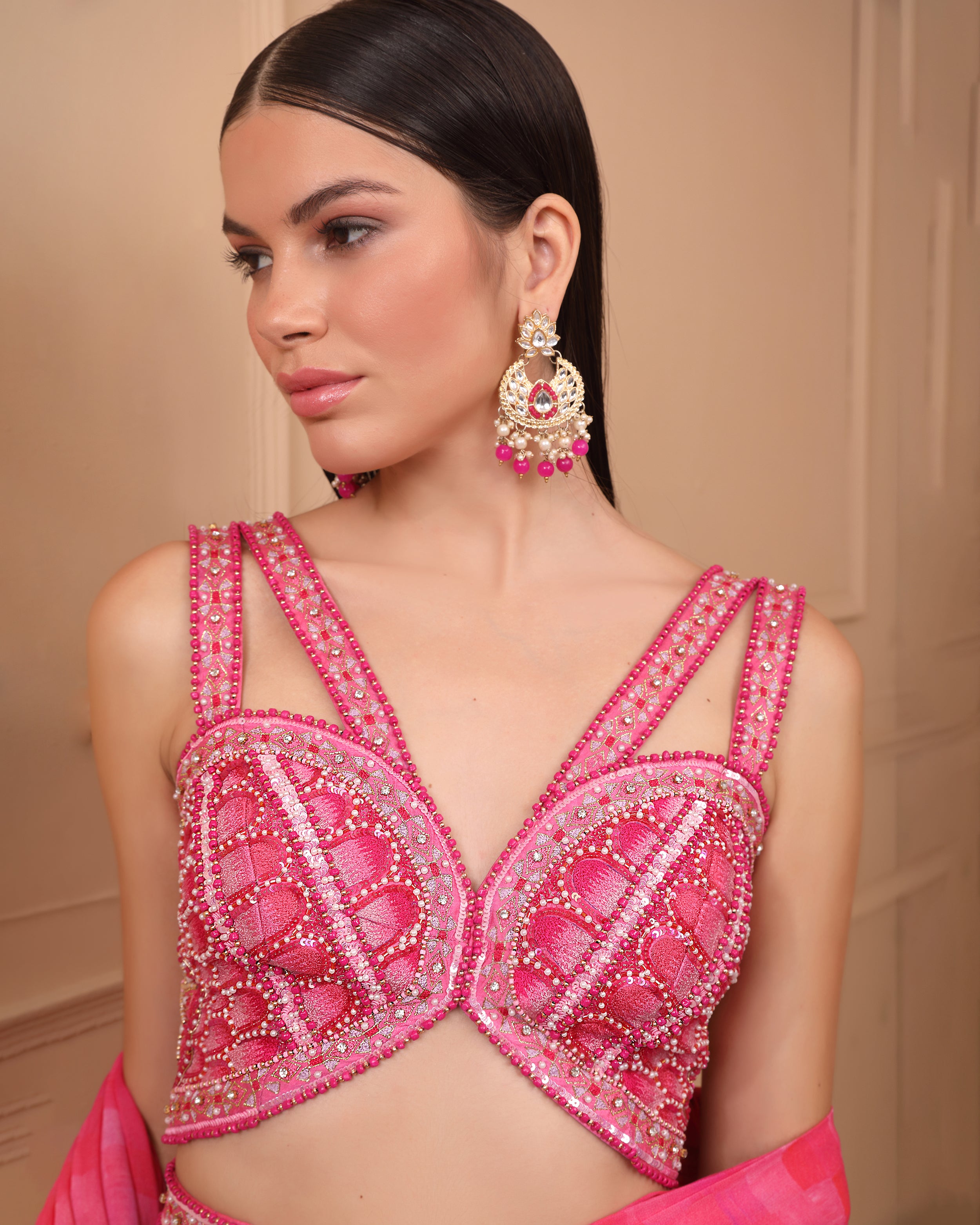 The Rosy Days Saree