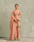Rose Tissue Kurta Set